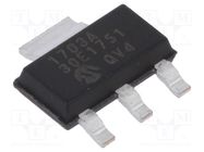 IC: voltage regulator; LDO,linear,fixed; 3V; 0.25A; SOT223-3; SMD MICROCHIP TECHNOLOGY