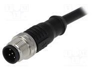 Connector: M12; plug; PIN: 5; male; B code-Profibus; IP65,IP67; 60V DEGSON ELECTRONICS