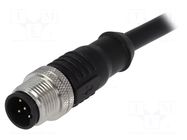 Connector: M12; plug; male; PIN: 5; straight; B code-Profibus; 4A DEGSON ELECTRONICS