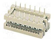 Connector: IDC transition; PIN: 14; IDC,THT; for ribbon cable HARTING