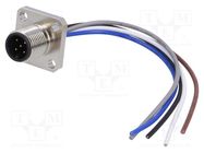 Connector: M12; socket; PIN: 5; male; A code-DeviceNet / CANopen DEGSON ELECTRONICS