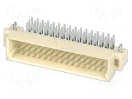 Connector: DIN 41612; socket; male; PIN: 48; angled 90°; 2A; THT HARTING