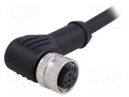 Connector: M12; plug; PIN: 5; female; B code-Profibus; IP65,IP67 DEGSON ELECTRONICS