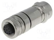 Connector: M12; plug; PIN: 8; female; A code-DeviceNet / CANopen DEGSON ELECTRONICS