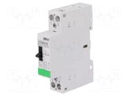 Contactor: 2-pole installation; 20A; 230VAC,220VDC; NO x2; IKD-R ISKRA