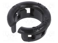 Grommet; polyamide; black; max.1.6mm 