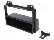 Radio frame; Ford; 2 ISO; black 4CARMEDIA