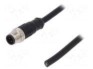 Connector: M12; plug; PIN: 4; male; A code-DeviceNet / CANopen DEGSON ELECTRONICS