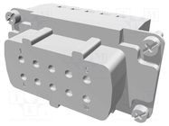 Connector: HDC; contact insert; female; Han® ESS; PIN: 10; 10+PE HARTING