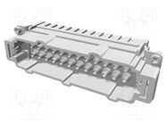 Connector: HDC; contact insert; male; Han E®; PIN: 24; 24+PE; 16A 