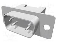 D-Sub; PIN: 9; plug; male; for ribbon cable; IDC; D-SUB 9M-IDC HARTING