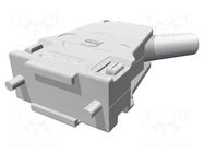 Enclosure for connectors: D-Sub; D-Sub 9pin,D-Sub HD 15pin HARTING