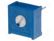 Potentiometer: mounting; single turn,horizontal; 50kΩ; 500mW SR PASSIVES