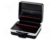 Case; tool case; with wheels; black; X-ABS; Silver King-size Roll PARAT