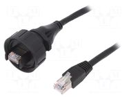 Patch cord; RJ45 Buccaneer plug,RJ45 plug; 2m; IP68 BULGIN