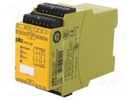 Module: safety relay; Usup: 24VAC; Usup: 24VDC; IN: 5; OUT: 4; IP40 PILZ