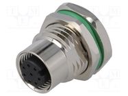 Connector: M12; socket; PIN: 8; female; A code-DeviceNet / CANopen DEGSON ELECTRONICS