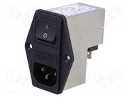 Connector: AC supply; socket; male; 4A; 250VAC; IEC 60320; -25÷85°C SCHURTER