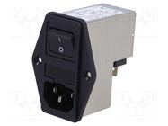 Connector: AC supply; socket; male; 6A; 250VAC; IEC 60320; C14 (E) SCHURTER