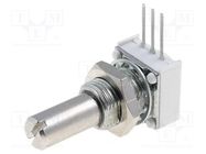 Potentiometer: shaft; single turn; 250Ω; 1W; ±10%; 6.35mm; THT VISHAY