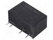 Converter: DC/DC; 2W; Uin: 4.5÷5.5VDC; Uout: 12VDC; Iout: 167mA; SIP7 MEAN WELL