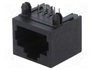 Connector: RJ45; socket; PIN: 8; Cat: 5; Layout: 8p8c; THT; angled ENCITECH