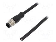 Connector: M12; plug; male; PIN: 5; straight; B code-Profibus; 4A DEGSON ELECTRONICS
