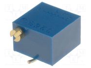 Potentiometer: mounting; horizontal,multiturn; 1kΩ; 250mW; SMD SR PASSIVES