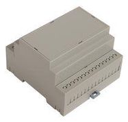 ENCLOSURE, DIN RAIL, ABS/PC, GREY