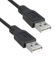 USB CORD, 2.0 TYPE A PLUG-PLUG, 9.8FT