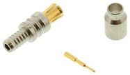 RF/COAXIAL, MCX PLUG, STR, 50 OHM, CRIMP