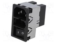 Connector: AC supply; socket; male; 2A; 250VAC; IEC 60320; C14 (E) SCHURTER