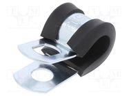 Fixing clamp; ØBundle : 7.9÷9.5mm; W: 13mm; steel; SL; W1; DIN 3016 MPC INDUSTRIES