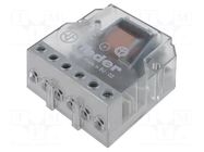 Relay: installation; bistable,impulse; NO x2; Ucoil: 24VAC; 26.04 FINDER