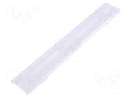 LED lens; rectangular; polycarbonate; transparent; H: 12mm LEDIL