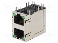 RJ45; socket; PIN: 8; Cat: 5; shielded; Layout: 8p8c ENCITECH