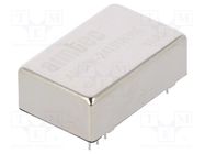 Converter: DC/DC; 8W; Uin: 13÷70VDC; Uout: 15VDC; Iout: 535mA; DIP24 AIMTEC