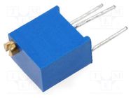 Potentiometer: mounting; multiturn; 20Ω; 250mW; ±10%; THT; cermet BOURNS