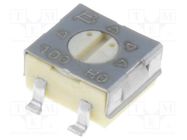 Potentiometer: mounting; single turn,horizontal; 100Ω; 250mW; SMD BOURNS