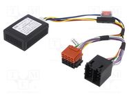 Voltage regulator; Sup.volt: 7÷12VDC; ISO plug 8pin x2; 12V PER.PIC.