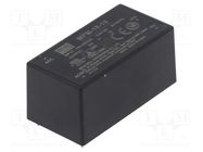 Converter: AC/DC; 15W; 80÷264VAC; 15VDC; Iout: 1A; OUT: 1; 87%; MPM-15 MEAN WELL