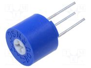 Potentiometer: mounting; horizontal,multiturn; 1kΩ; 0.5W; THT BOURNS