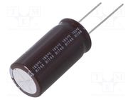 Capacitor: electrolytic; low ESR; THT; 1000uF; 63VDC; Ø18x35.5mm NICHICON