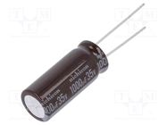 Capacitor: electrolytic; low ESR; THT; 1000uF; 35VDC; Ø12.5x30.5mm NICHICON