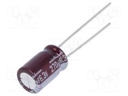 Capacitor: electrolytic; low ESR; THT; 270uF; 6.3VDC; Ø8x11.5mm NICHICON