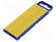 Markers; Marking: G; 2.8÷3.8mm; polyamide; yellow; -40÷85°C; WIC 