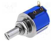 Potentiometer: shaft; multiturn; 20kΩ; 2W; ±10%; 6.35mm; linear BOURNS