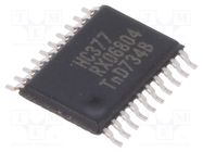 IC: digital; D flip-flop; Ch: 8; CMOS; SMD; TSSOP20; tube; HC 