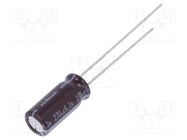 Capacitor: electrolytic; low ESR; THT; 270uF; 6.3VDC; Ø6.3x15mm NICHICON