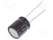 Capacitor: electrolytic; low ESR; THT; 1000uF; 10VDC; Ø12.5x15mm NICHICON